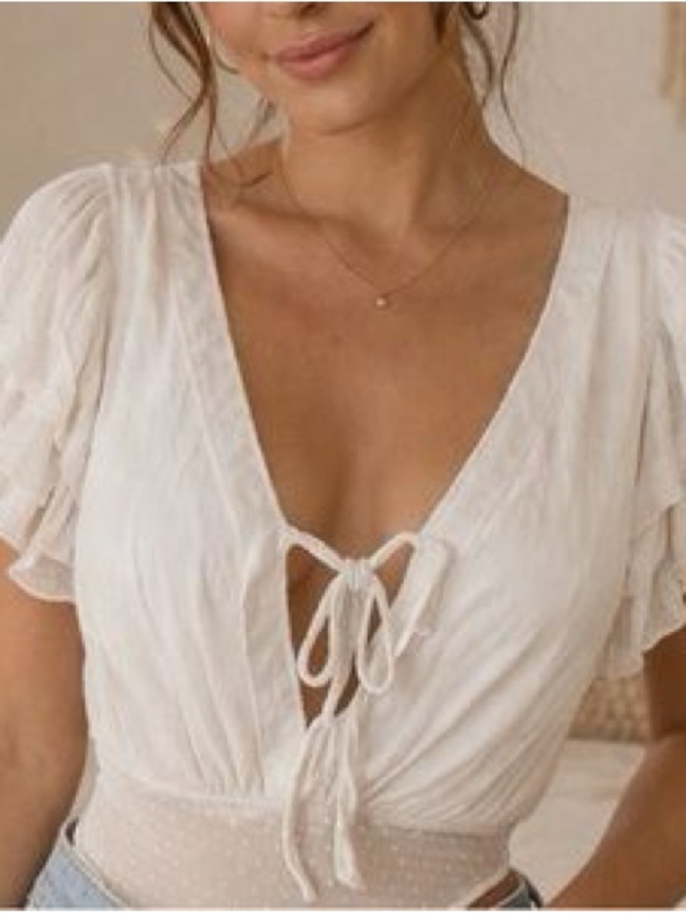 Free People Call me Later Bodysuit